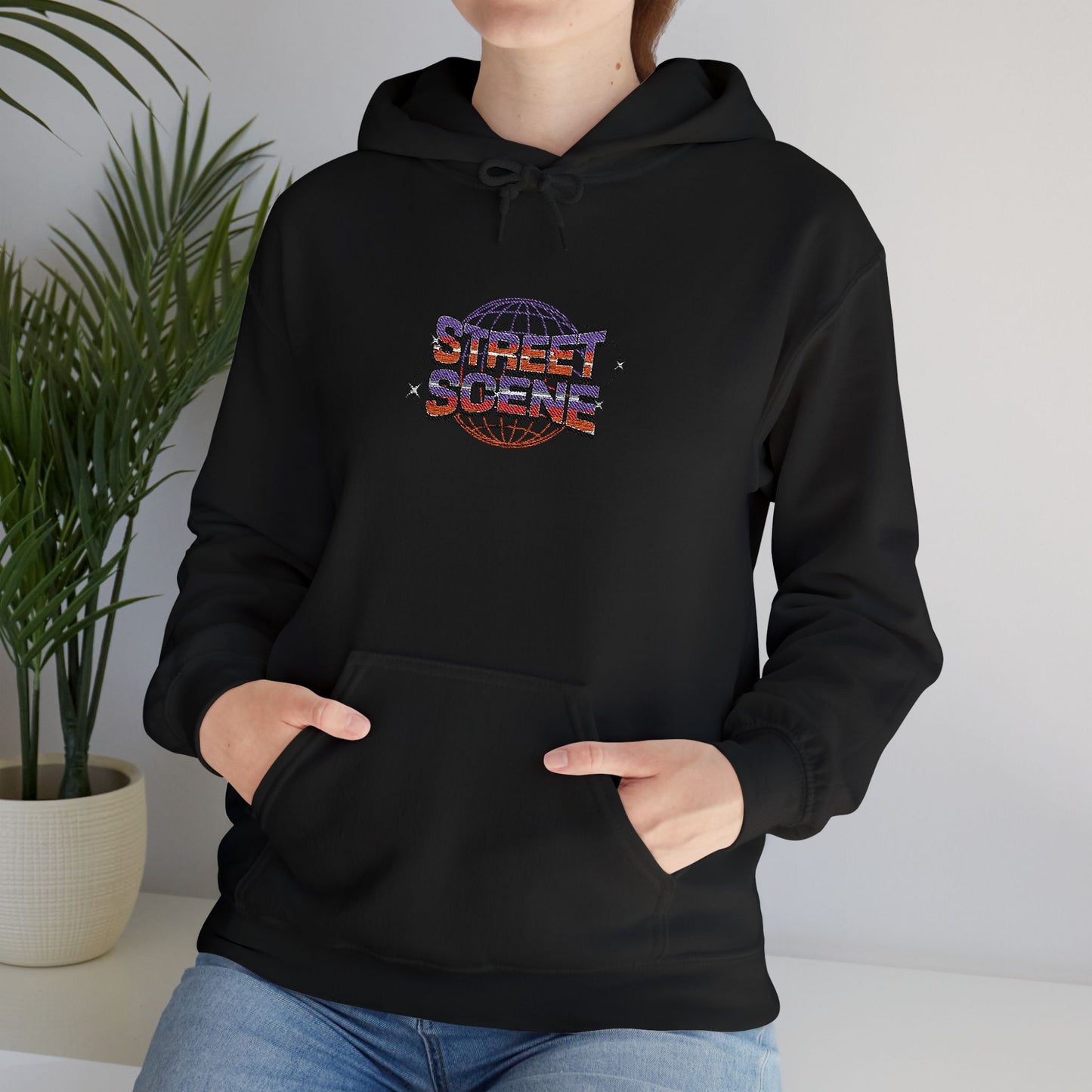 FADE LOGO EMBROIDERED HOODIE