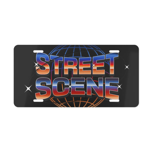 STREET SCENE RETRO VANITY PLATE