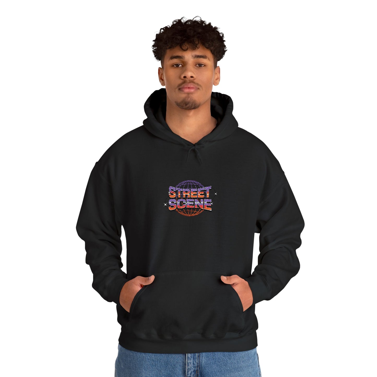 FADE LOGO EMBROIDERED HOODIE